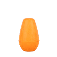 conic naranja dureza media — juguetes de caucho natural para perros. resistentes y seguro