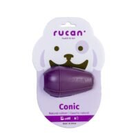 conic lila dureza alta — juguetes de caucho natural para perros. resistentes y seguro