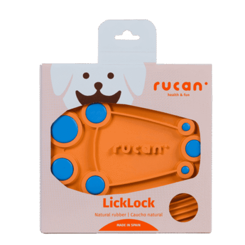 licklock licklock — juguetes de caucho natural para perros. resistentes y seguro