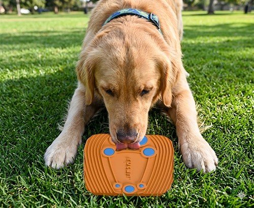 licklock licklock — juguetes de caucho natural para perros. resistentes y seguro