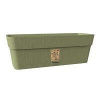 ethica | balconera verde 50 Balconeras, maceteros y jardineras que decoran tu casa, interior y exterior. Jardín. Materiales duraderos y totalmente desechables, en cada una de sus partes, al final del ciclo de vida del producto. Los embalajes y envases son reciclados y reciclables.