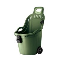 Carrito que mantendrá todas las herramientas localizadas, facilitando su transporte. Materiales duraderos, reciclados y reciclables.
