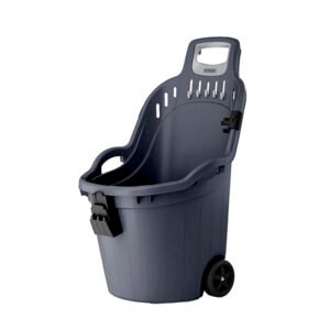 Carrito que mantendrá todas las herramientas localizadas, facilitando su transporte. Materiales duraderos, reciclados y reciclables.