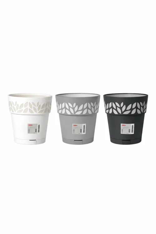 Balconeras, maceteros y jardineras que decoran tu casa, interior y exterior. Jardín. Materiales duraderos y totalmente desechables, en cada una de sus partes, al final del ciclo de vida del producto. Los embalajes y envases son reciclados y reciclables.