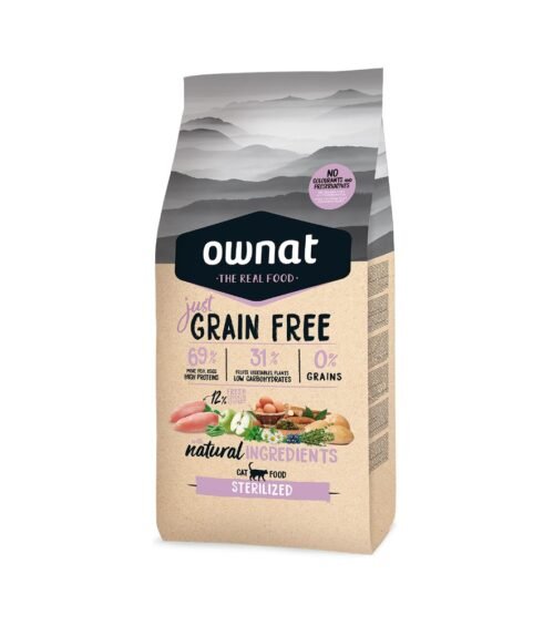 ow just grain free sterilized saco front l ow just grain free sterilized saco front l