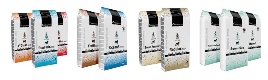 Imperialfood Alimentación Premium Perros. Más nutrientes, mas natural, mas salud para tu amigo de cuatro patas. Tecnología Triple Capa.
