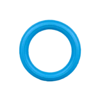 sky rings aros— juguetes de caucho natural para perros. resistentes y seguro