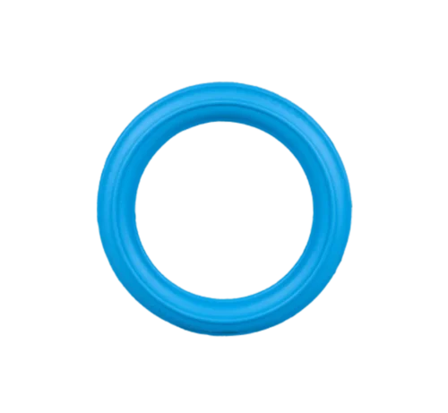 sky rings aros— juguetes de caucho natural para perros. resistentes y seguro